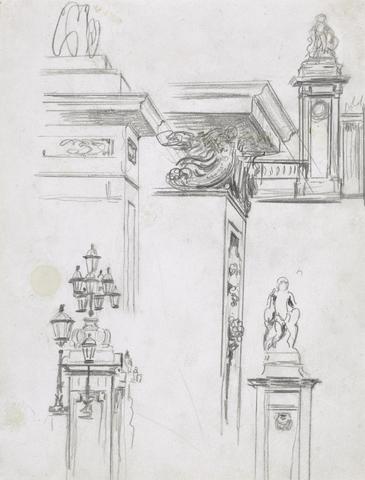 Sir Alfred J. Munnings Architectural Study