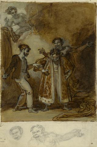 Robert Smirke Stephano, Trinculo and Caliban with Prospero's Magic Wardrobe