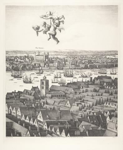 unknown artist From Hollar's `View of London, 1647' (Sheet VI)