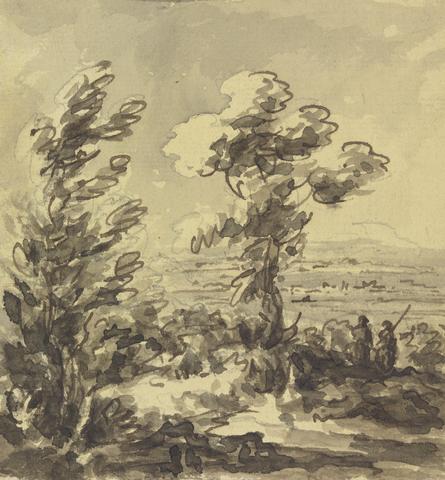 Rev. William Gilpin Landscape with Trees in Foreground