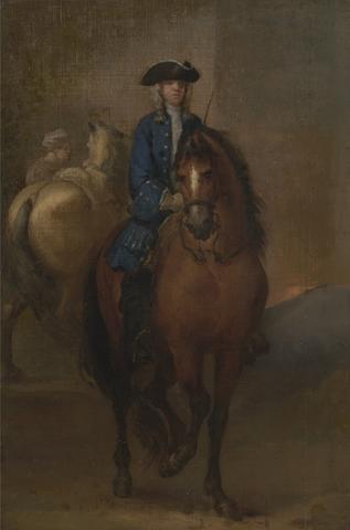A Young Gentleman Riding a Schooled Horse