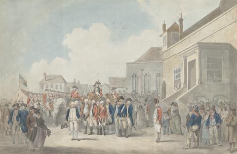unknown artist George III's Visit to Portsmouth