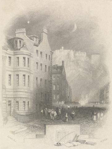 William Miller Scott's Birthplace, no.30, Castle Street, Edinburgh