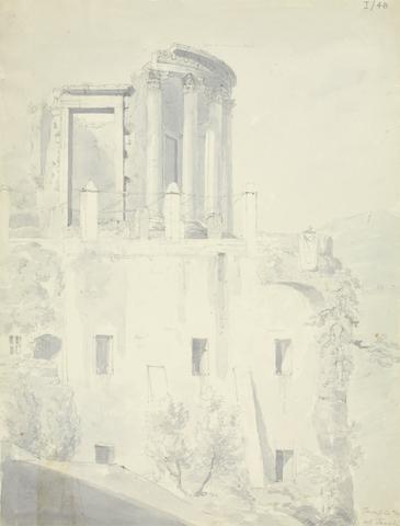 Sir Robert Smirke the younger Temple of Vesta at Tivoli