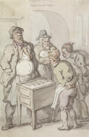 Thomas Rowlandson Hot Spice Gingerbread All Hot