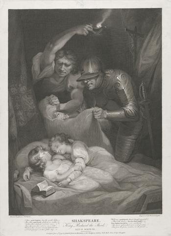 Francis Legat King Richard the Third: Act IV, Scene III (The Murder of the Princes in the Tower)
