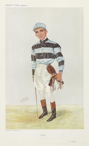 Leslie Matthew 'Spy' Ward Vanity Fair: Jockeys; 'Bernard', Bernard Dillon, September 12, 1906