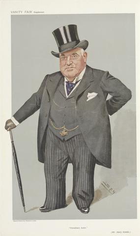 Leslie Matthew 'Spy' Ward Vanity Fair: Theatre; 'Hereditary Actor', Mr. Henry Kemble, April 24, 1907