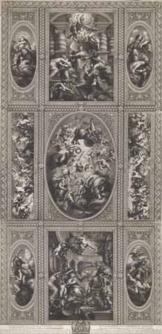 Simon Gribelin From the Painting of the Ceiling in the Banqueting House at White-Hall in the Year 1720