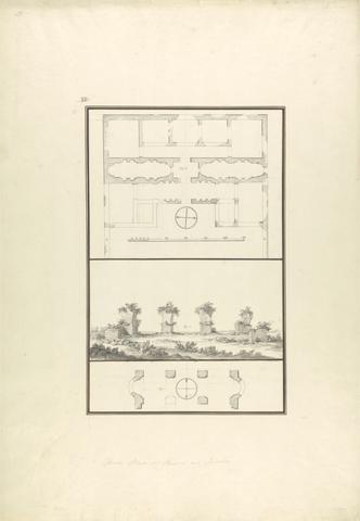 Giovanni Battista Borra Plan, View and Second Plan of Ruins at Sardis