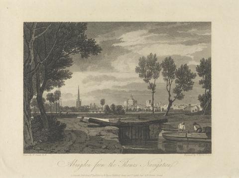 William Byrne Abingdon from the Thames Navigation