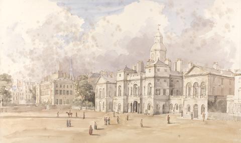 William Henry Pyne The Horse Guards Parade