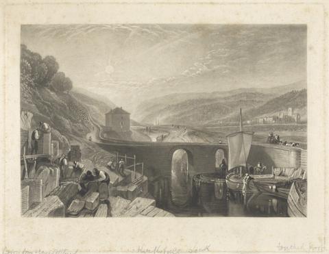 William Say Kirkstall, Lock, on the River Aire