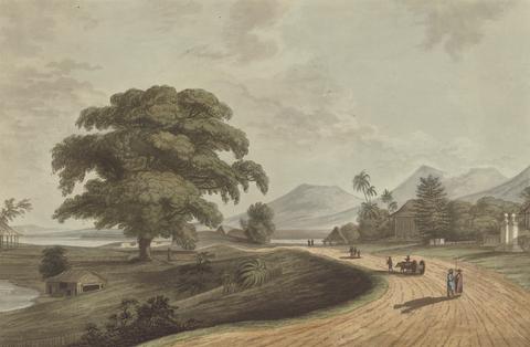 Joseph Constantine Stadler Fort Marlborough from Old Bencoolen, Sumatra, 1799