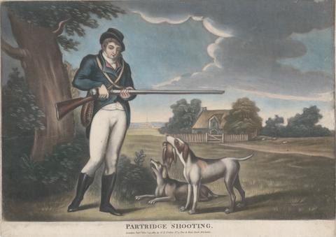unknown artist Set of four: 2. Partridge Shooting