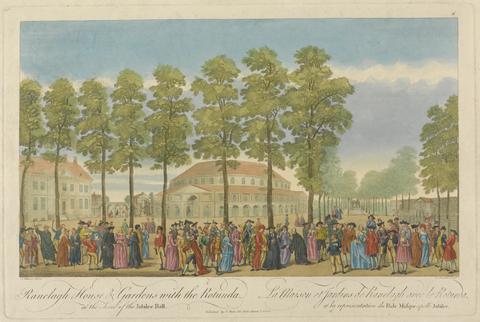 John Bowles Ranelagh House and Gardens with the Rotunda at the time of the Jubilee Ball
