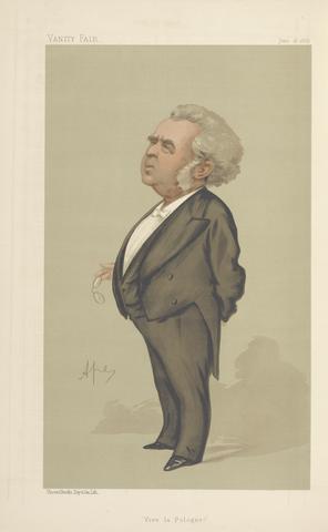 Carlo Pellegrini Politicians - Vanity Fair - 'Vive La Polgne'. M. Charles Floquet. June 16, 1888