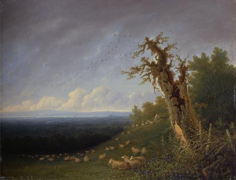 William Turner of Oxford Shepherd Boy on a Hillside