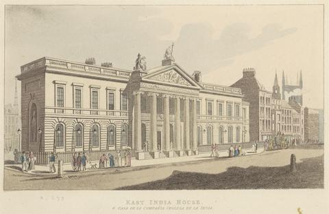 East India House, o Casa de la Compania Inglesa de la India