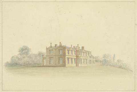 Lewis Vulliamy Design for a Tudoresque Villa