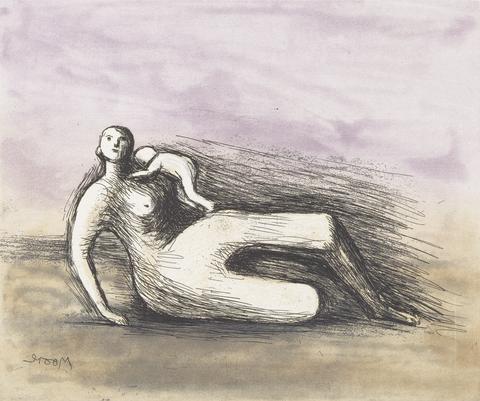 Henry Moore Mother and Child VII
