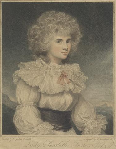 Francesco Bartolozzi RA Lady Elizabeth Cavendish (née Hervey), Duchess of Devonshire