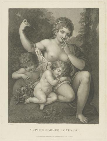 Francesco Bartolozzi Cupid Disarmed by Venus