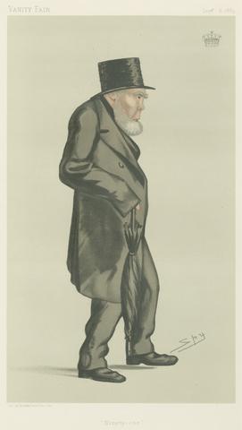 Leslie Matthew 'Spy' Ward Politicians - Vanity Fair. 'Ninety-one'. The Earl of Mountcashell. 8 September 1883