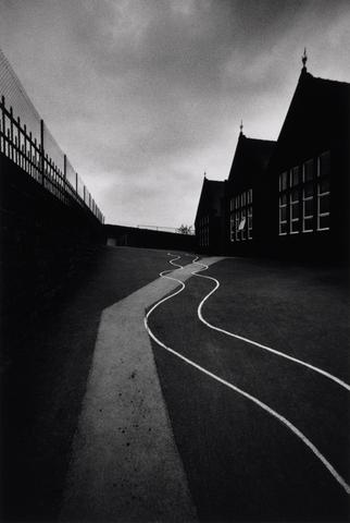Michael Kenna Schoolyard, Heptonstall, Yorkshire, England #36/45