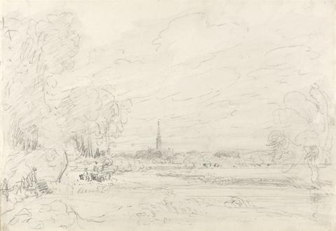 John Constable Salisbury Cathedral From the Meadows