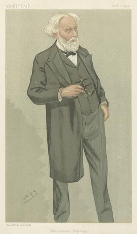 Leslie Matthew 'Spy' Ward Vanity Fair - Doctors and Scientists. 'Philosophical Pathology'. Dr. Samuel Wilks. 1 October 1892