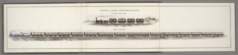 London & North Western Railway [graphic] : Royal Train 1844 : Royal Train 1897.