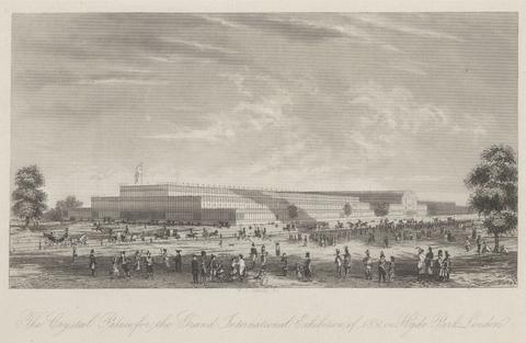  The Crystal Palace for the Grand International Exhibition of 1851 in Hyde Park, London