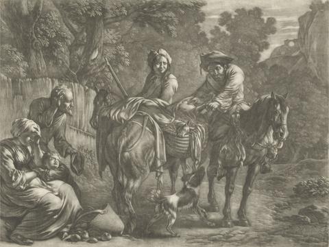 Jan van Huchtenburg Pillagers, Robbing a Farmer and His Wife