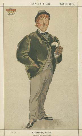 Politicians - Vanity Fair - 'Premier Peer of Scotland'. William Alexander Louis Stephen Hamilton- Douglas. October 18, 1873