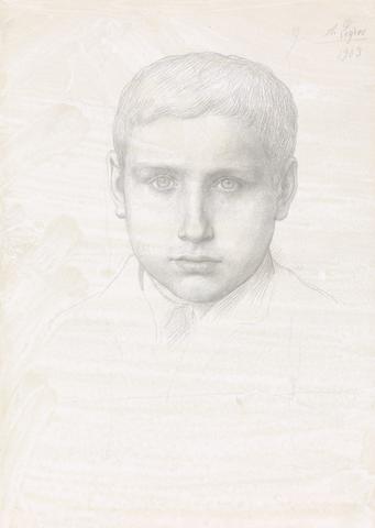 Alphonse Legros A Young Boy