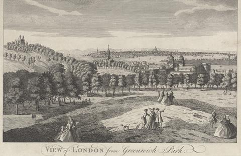 unknown artist View of London from Greenwich Park