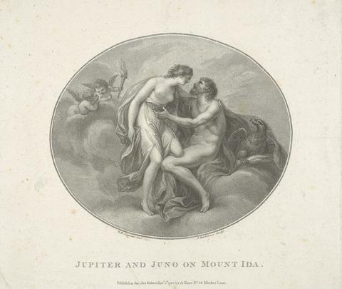 Francesco Bartolozzi RA Jupiter and Juno on Mount Ida