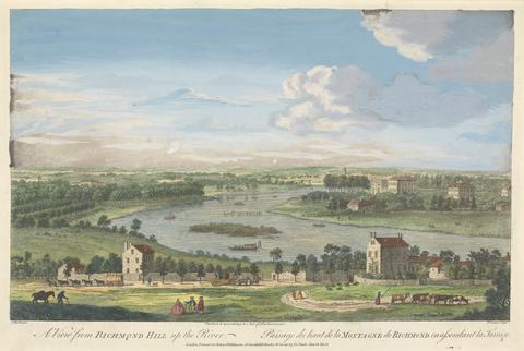 Francois Vivares A View from Richmond Hill up the River