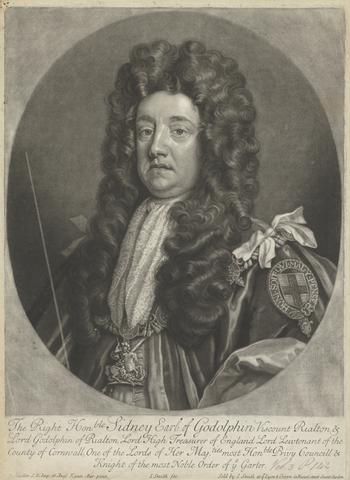 John Smith Honourable Sidney, 1st Earl of Godolphin
