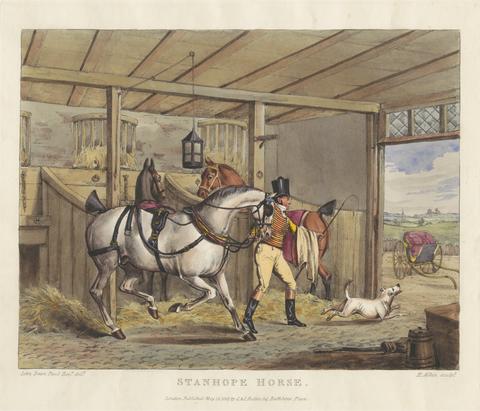 Henry Thomas Alken Horses [set of six]: 2. Stanhope Horse