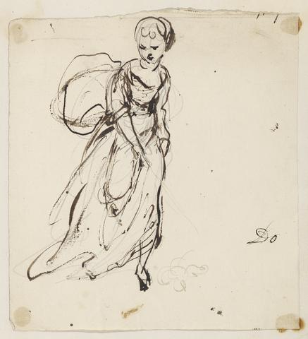 Sir Joshua Reynolds RA Woman in Long Dress