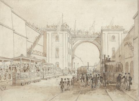 Isaac Shaw Opening of the Liverpool and Manchester Railway