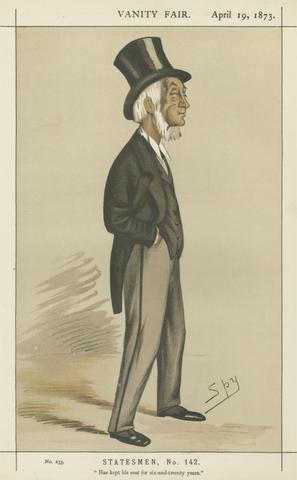 Leslie Matthew 'Spy' Ward Politicians - Vanity Fair - 'Has kept his seat for six-and twenty years'. The Rt. Hon. Thomas Emerson Headlam. April 19, 1873