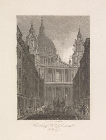 James S. Storer West View of St. Pauls Cathedral