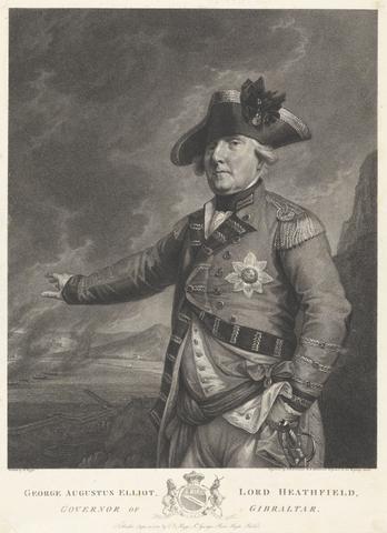 Francesco Bartolozzi RA George Augustus Elliot, Lord Heathfield, Governer Of Gibralter