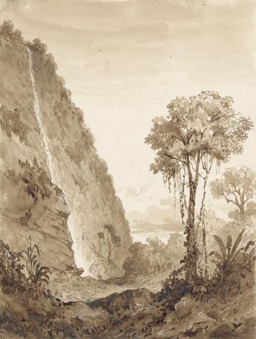 Michel Jean Cazabon Maraccas Waterfall