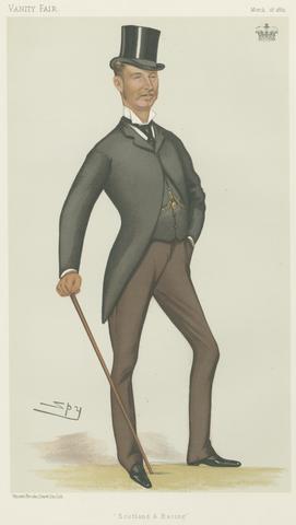 Leslie Matthew 'Spy' Ward Vanity Fair: Turf Devotees; 'Scotland and Racing', The Duke of Monstrose, March 18, 1882