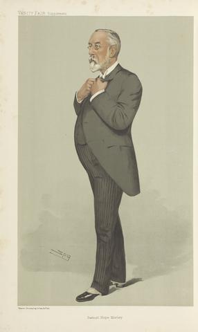 Leslie Matthew 'Spy' Ward Vanity Fair - Bankers and Financiers. Mr. Samuel Hope Morley. 1 April 1905