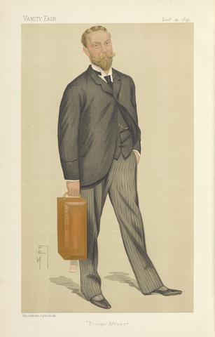Leslie Matthew 'Spy' Ward Politicians - Vanity Fair. 'Foreign Affairs'. Mr. James William Lowther. 19 December 1891